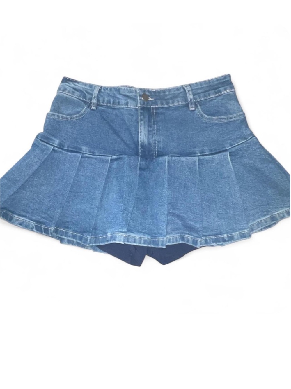 Altar’d State Denim Blue Jean Women's Skirt